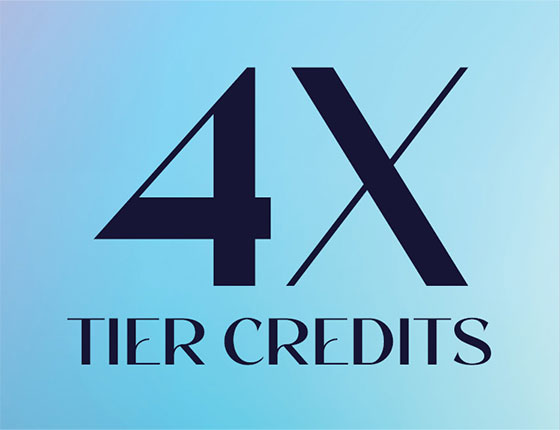 4x Tier Credits